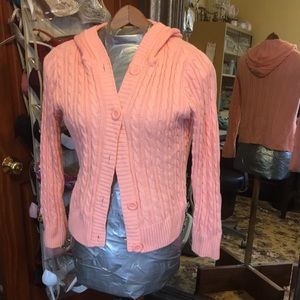 Peach cardigan